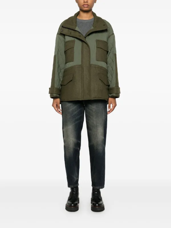 ジャケット PINKO ELEVATION CANVAS JACKET PINKO Voltaire Jacket | Green | FARFETCH