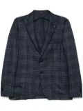 Tagliatore checked blazer - Blue