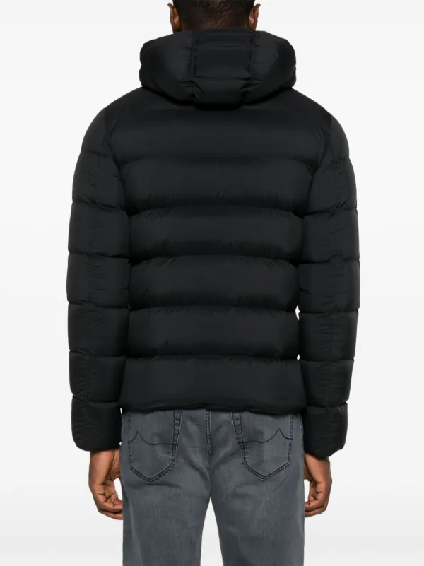 Herno Logo Plaque Jacket | Black | FARFETCH