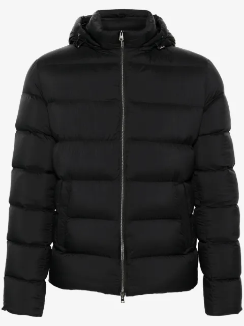 Herno logo plaque jacket