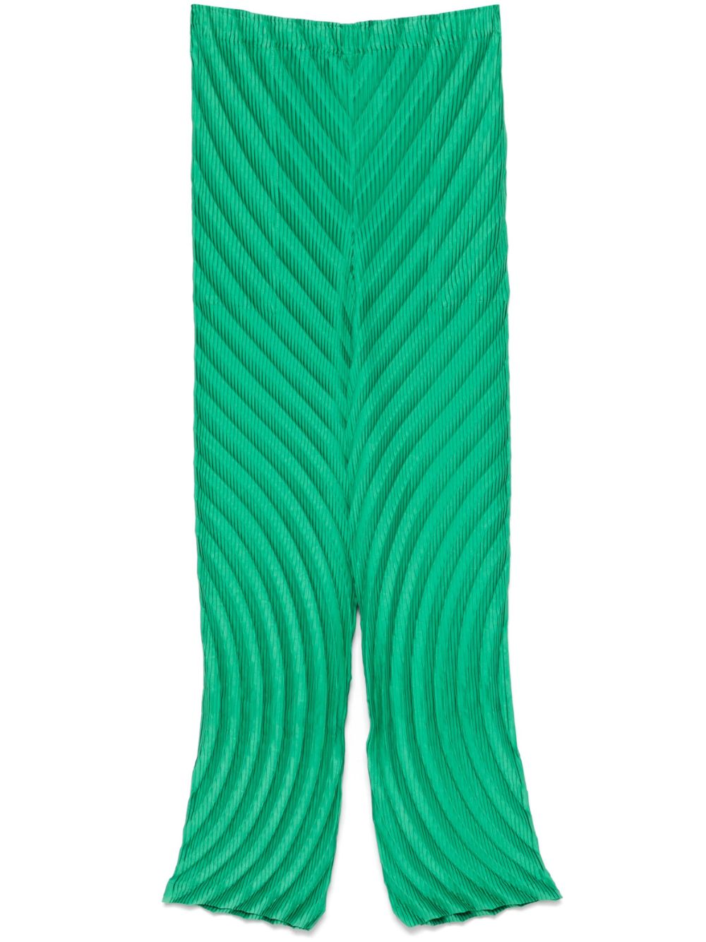 Issey Miyake Nuance Pleats Solid trousers - Green