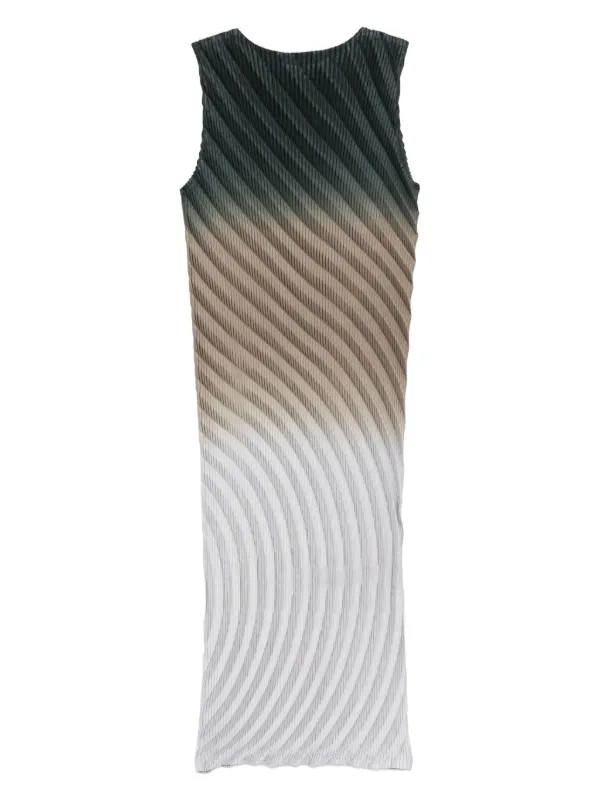 NUANCE PLEATS SOLID Dress Black – ISSEY MIYAKE EU