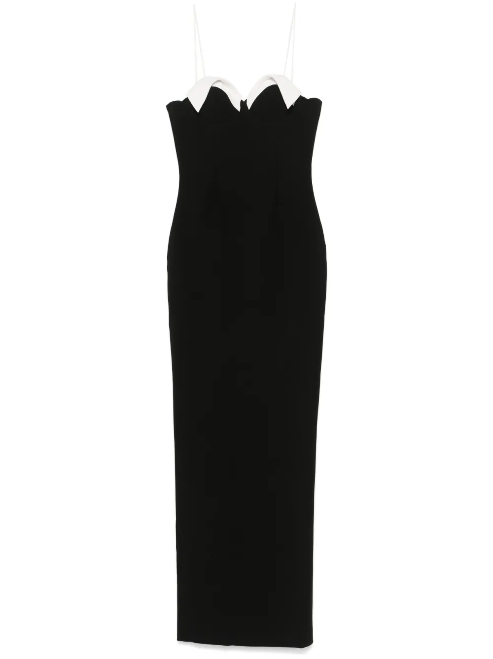 Mônot colourblock gown | Black | Image 1