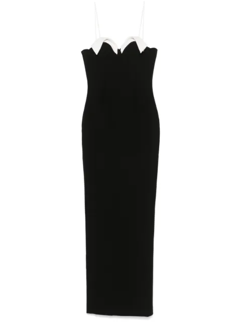 Mônot colourblock gown