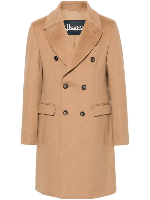 Herno double-breasted coat