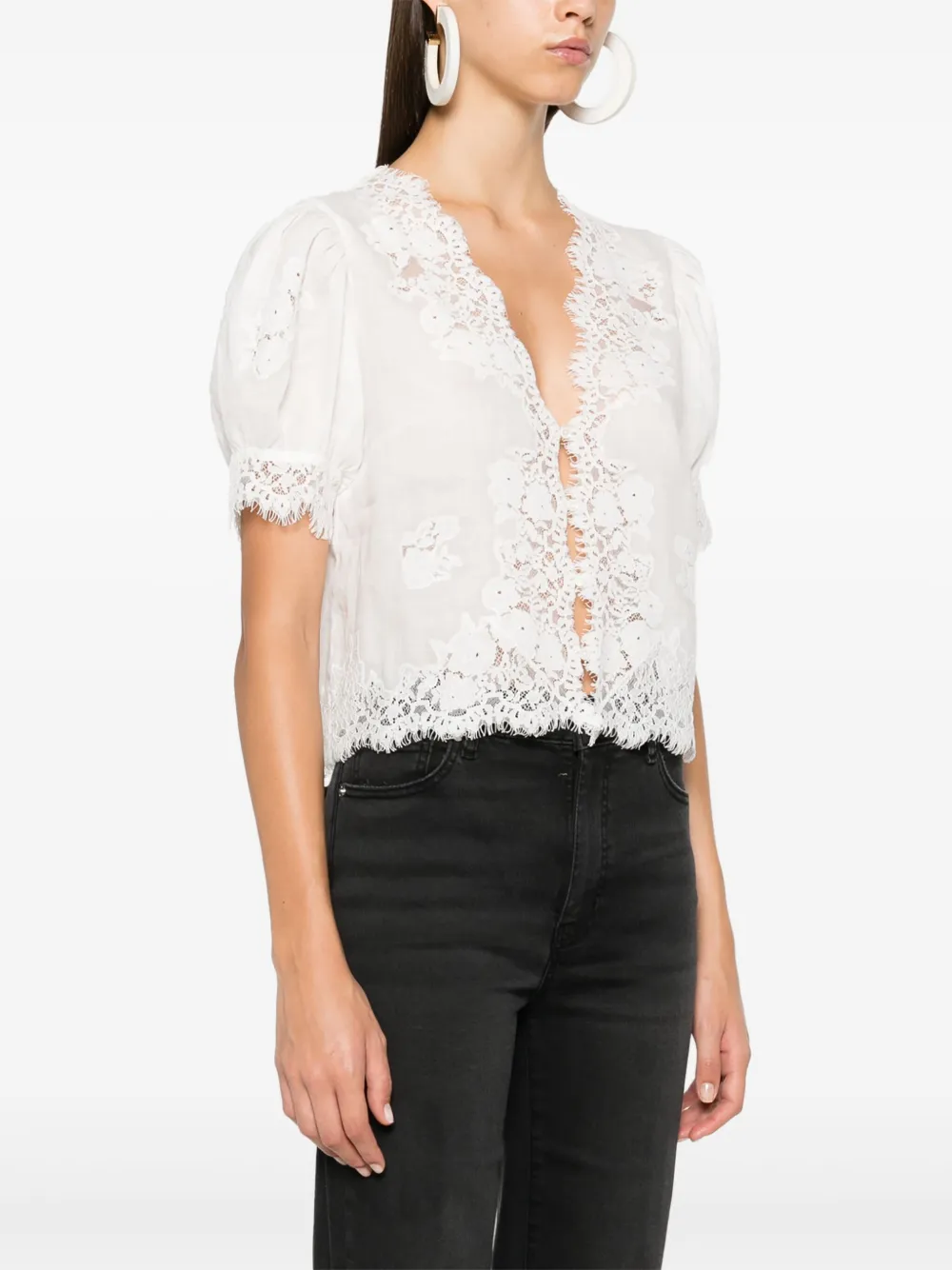 Doen Idella Top In White