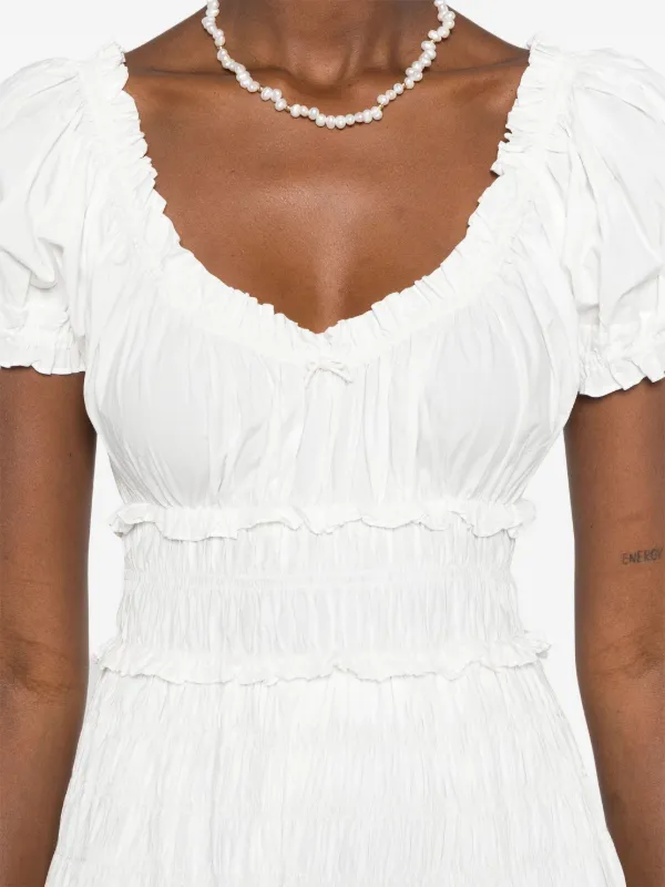 Den Leanne Midi Dress - White