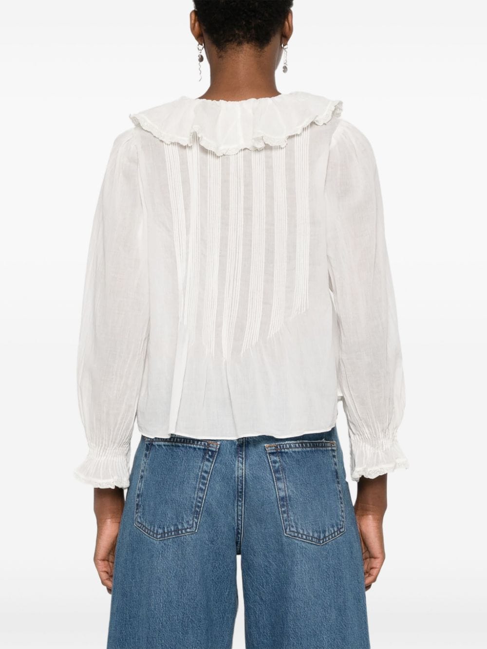 Shop Doen Hardy Blouse In White