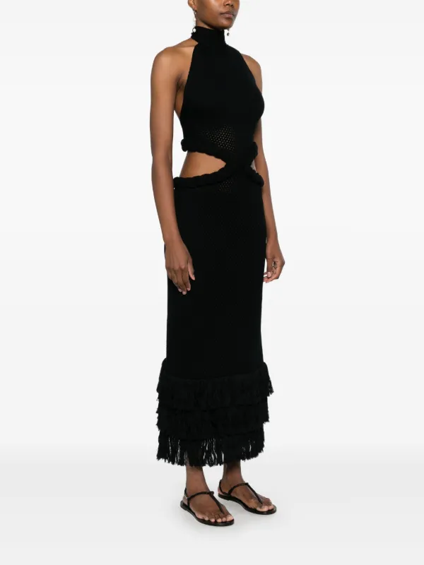 johanna ortiz cut out dress Johanna Ortiz Printed cutout midi dress Johanna Ortiz