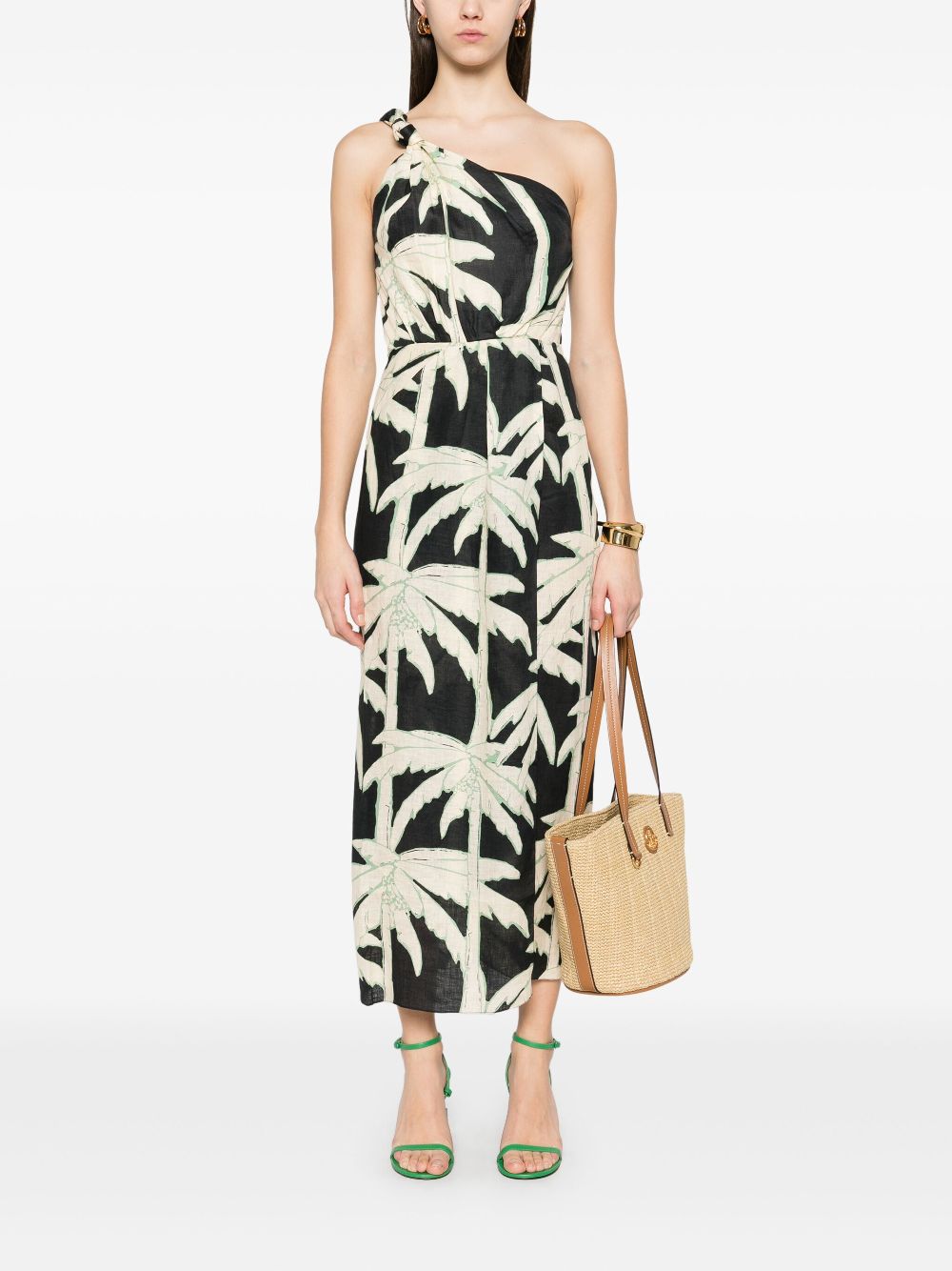 Johanna Ortiz Dark Palms dress - Neutrals