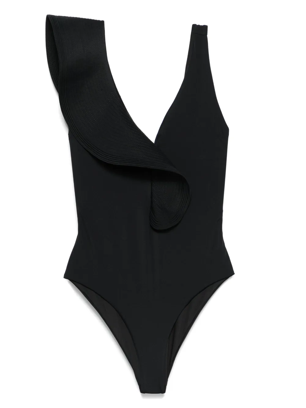 Shop Johanna Ortiz Boleros Y Veleros Swimsuit In Black