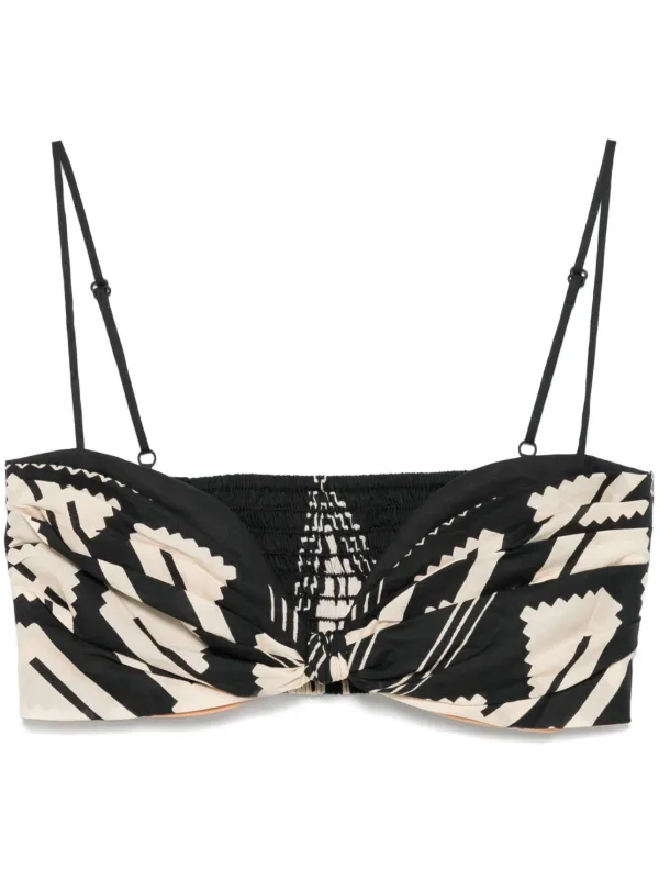 Johanna Ortiz Nudos Del Mar Top in Black