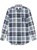 Comme Des Garçons Shirt checked shirt - Blue