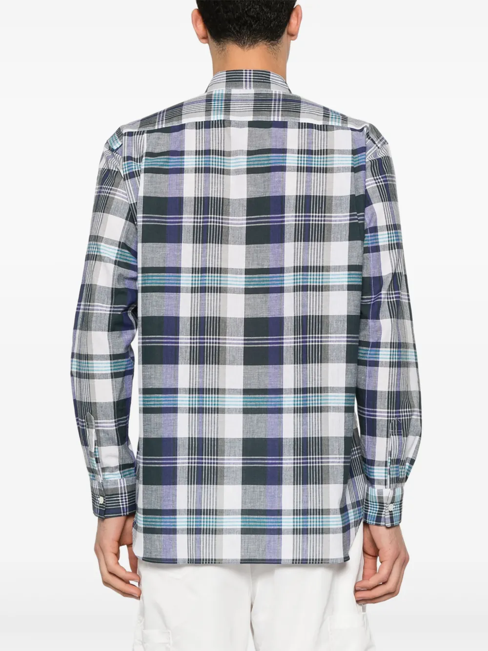Comme Des Garçons Shirt Geruit overhemd Blauw