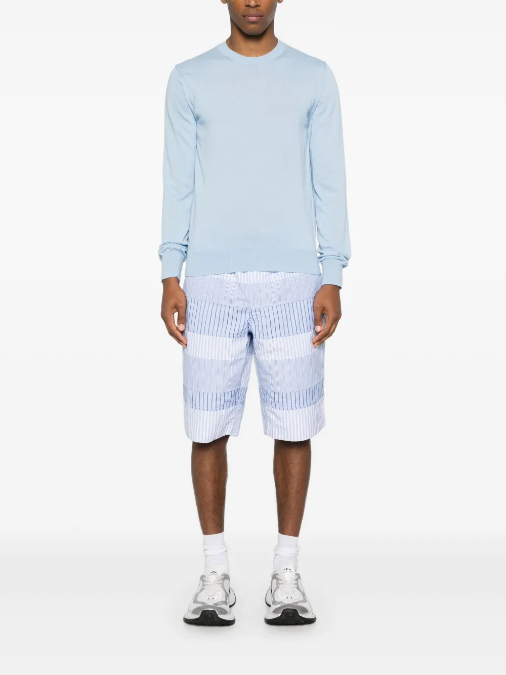 Comme Des Garçons Shirt Top met ronde hals - Blauw