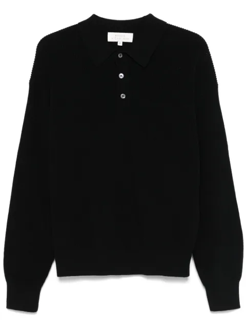 Studio Nicholson playera tipo polo tejida de canalé