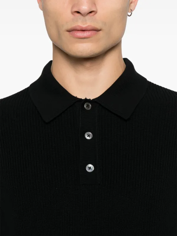 STUDIO NICHOLSON ブラウン ポロシャツ M STUDIO NICHOLSON ブラウン ポロシャツ M STUDIO NICHOLSON