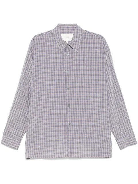 Studio Nicholson plaid-check shirt