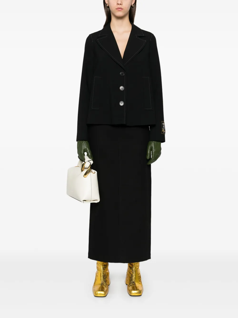 Marni contrast-stitching jacket | Blazers | Image 2