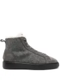 Doucal's panelled sneakers - Grey