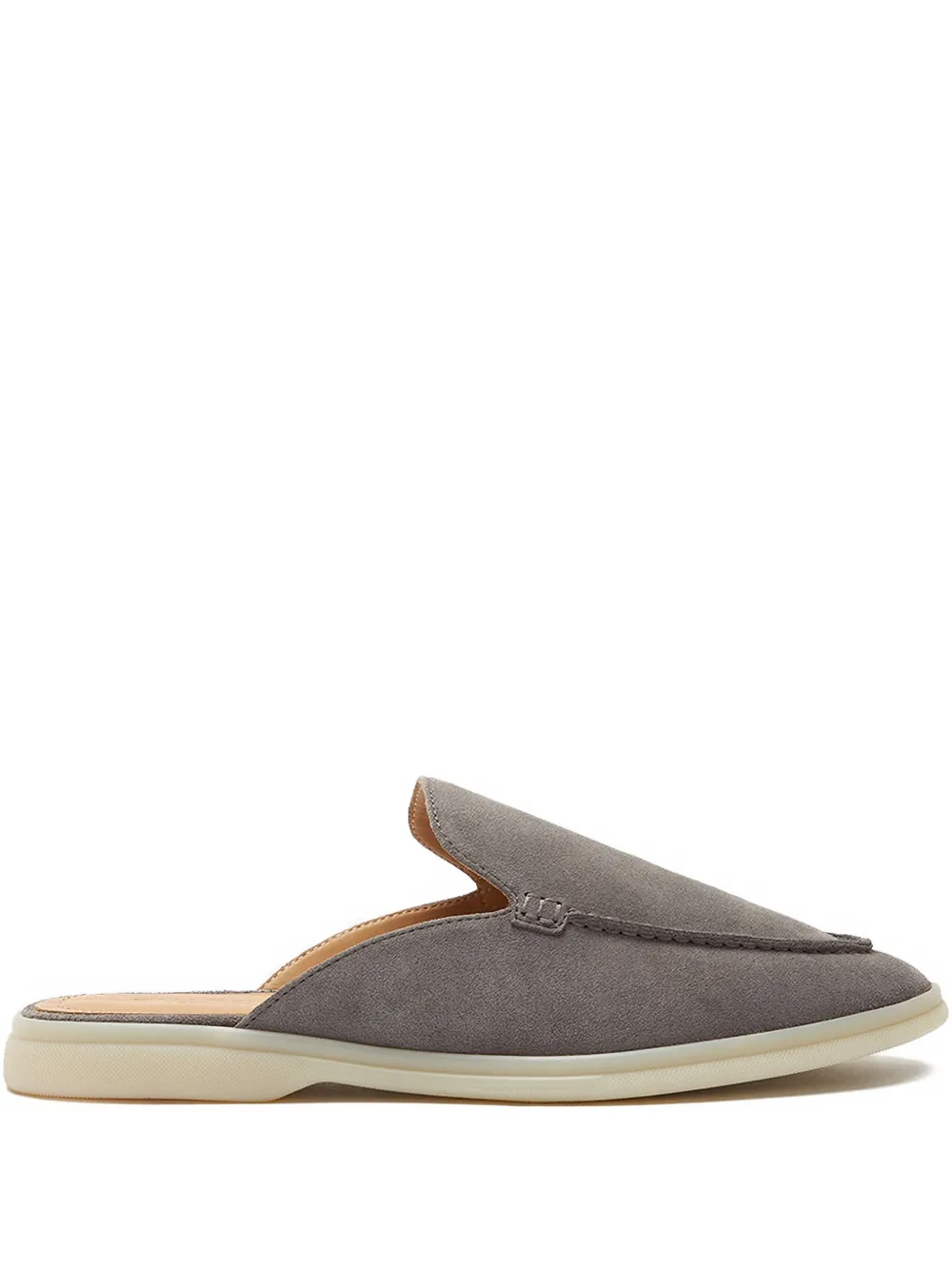 Scarosso suede slippers | Grey | Image 1