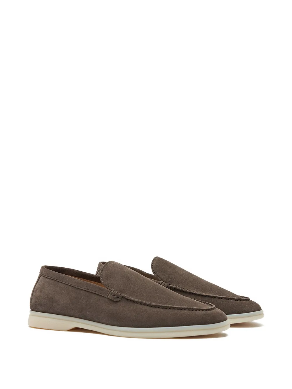 Scarosso Ludovic suède loafers - Bruin