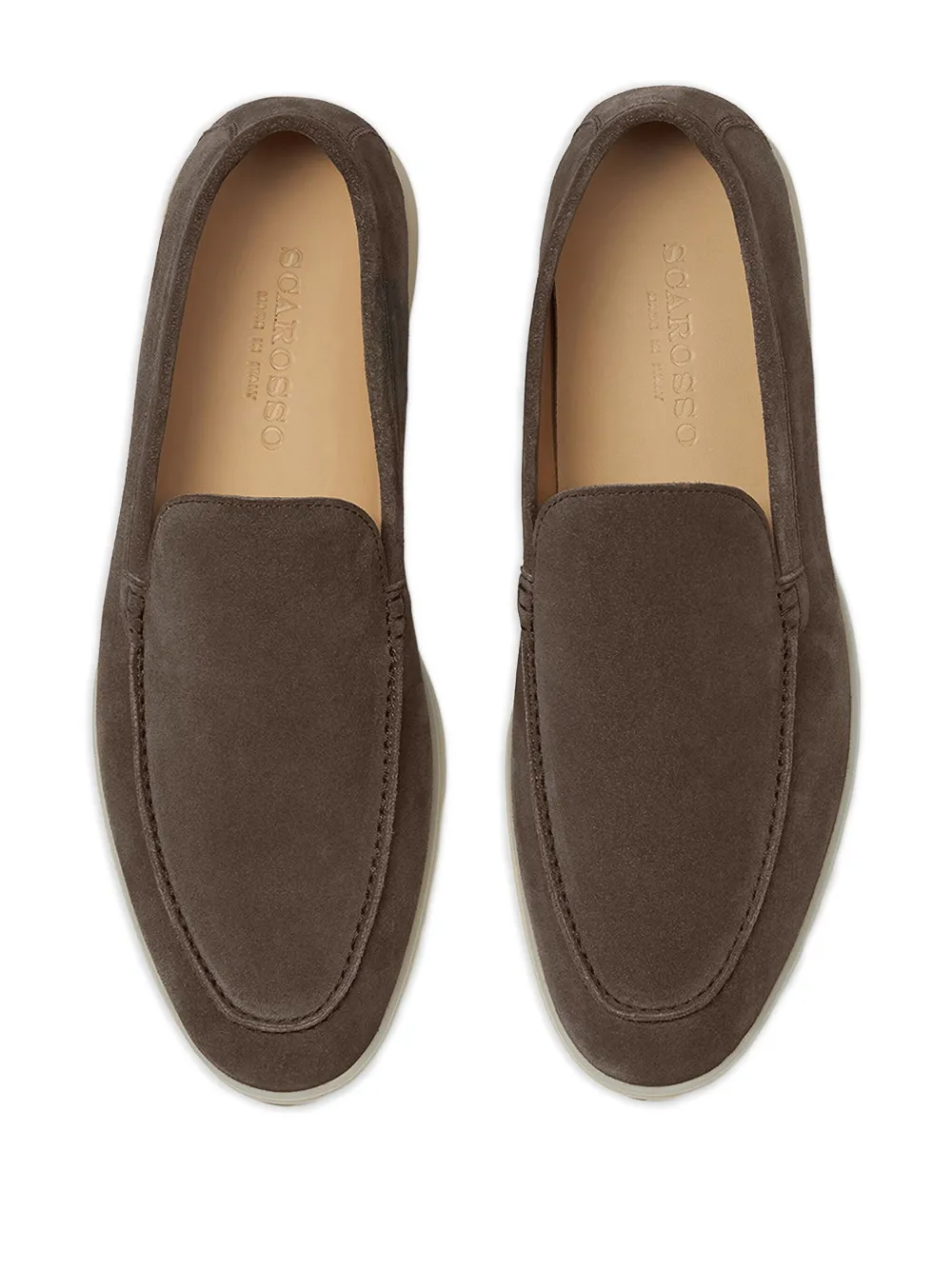 Scarosso Ludovic suède loafers Bruin