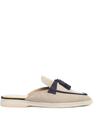 サンダル・ミュール SCAROSSO Gea Suede Mule GEAMULEBEISUED Gea Brown Mules for Women | Scarosso®