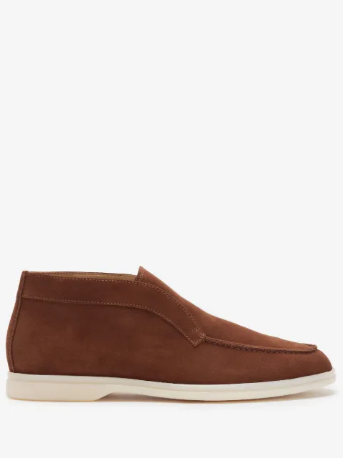 Scarosso slip-on suede boots 