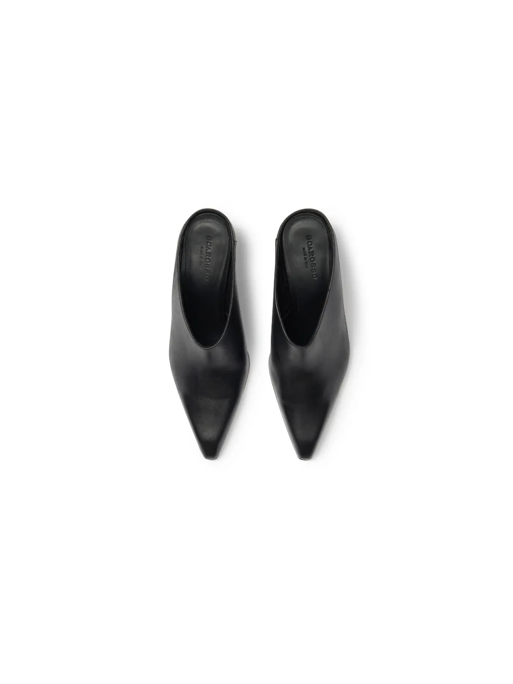 Scarosso 80mm Holly mules Black