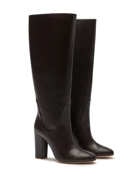 Scarosso 100mm Jessy boots JESSYBOOTDBRCALF - 1