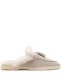 Scarosso Lucrezia suede mules - Neutrals