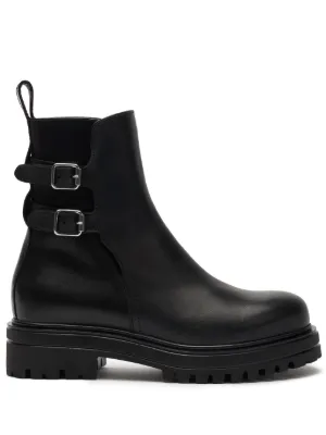 Toga Pulla Ridged Sole Chelsea Boots | Black | FARFETCH