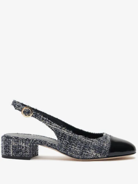 Scarosso zapatillas Coco Blue Tweed con tacón de 35mm