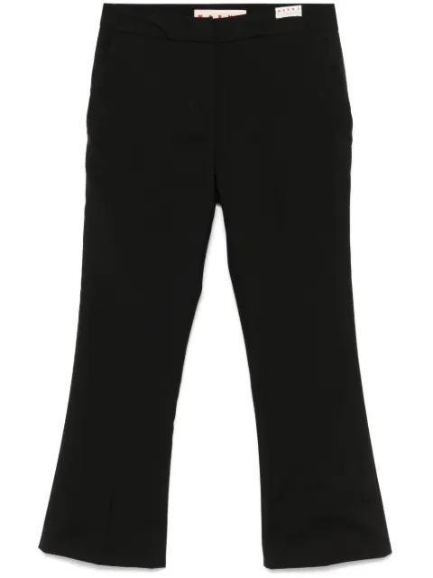 Marni pantalones capri con bolsillos