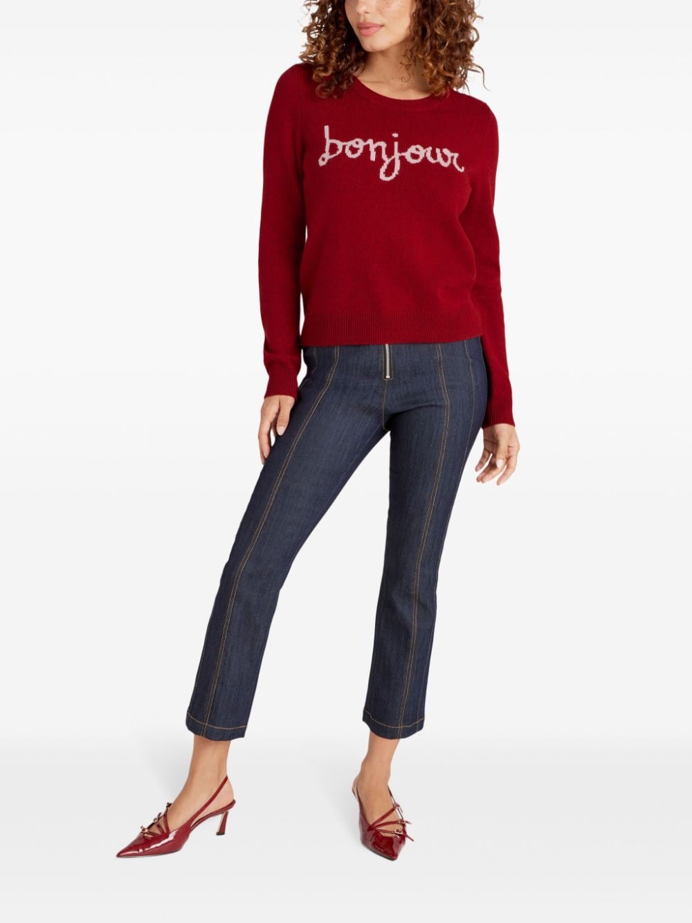 Cinq A Sept Bonjour sweater - Rood