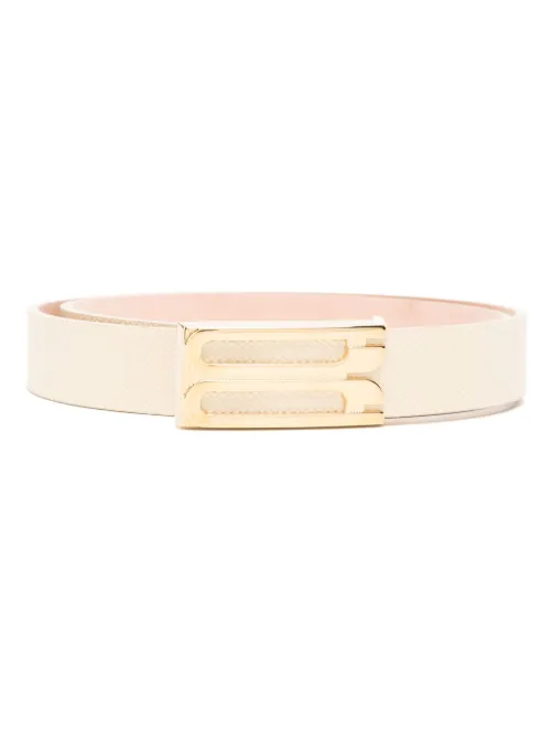 Ceinture à boucle logo - Victoria Beckham - Modalova