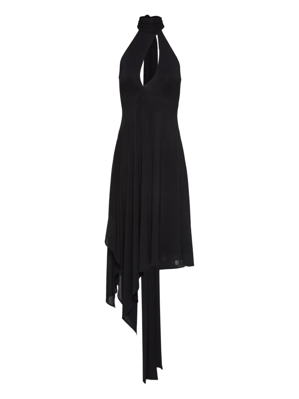 Magda Butrym halterneck cutout dress - Nero