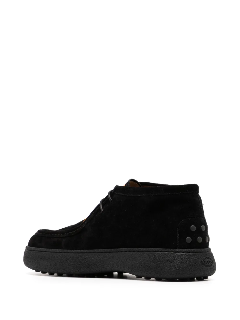 Tod's ankle leather boots Black