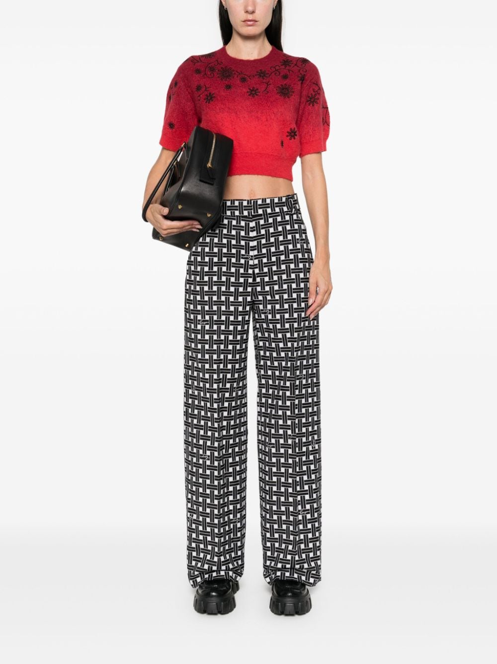 Kenzo Geweven broek - Wit