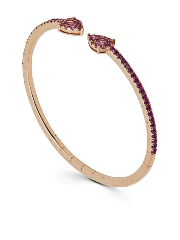 Jewels Aficionado サファイア バングル 18Kローズゴールド | ゴールド 