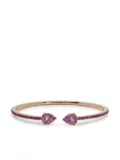 Jewels Aficionado 18kt rose gold sapphire bangle