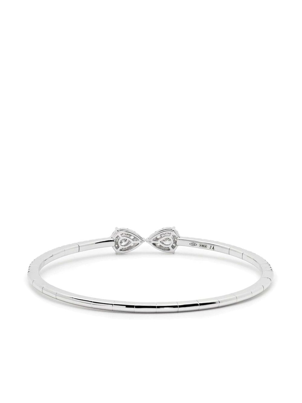 18KT WHITE GOLD DIAMOND BANGLE