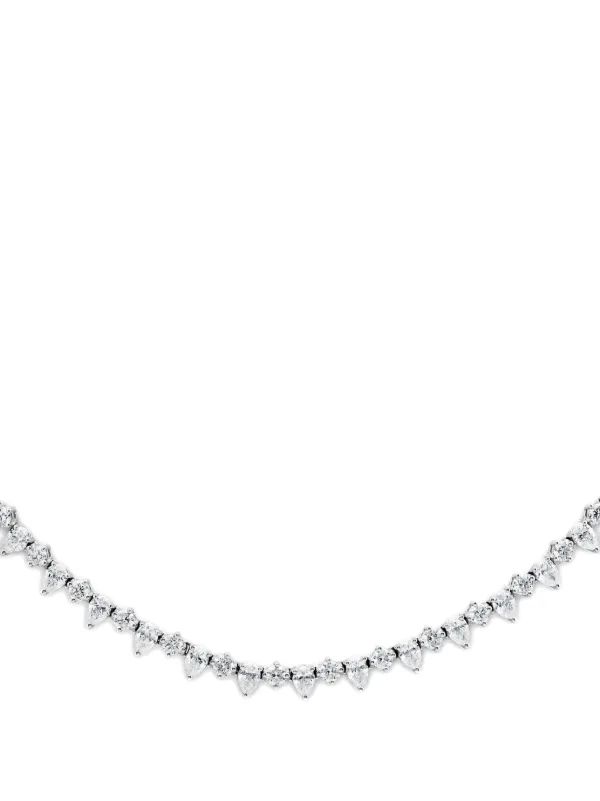 Jewels Aficionado ダイヤモンド ネックレス 18Kホワイトゴールド 