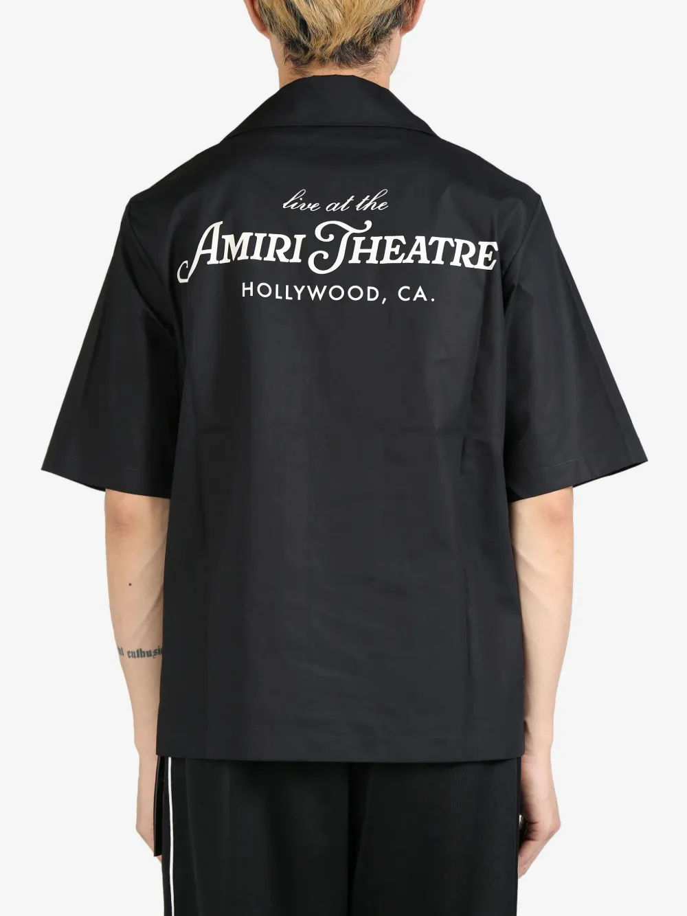AMIRI Theatre shirt Zwart