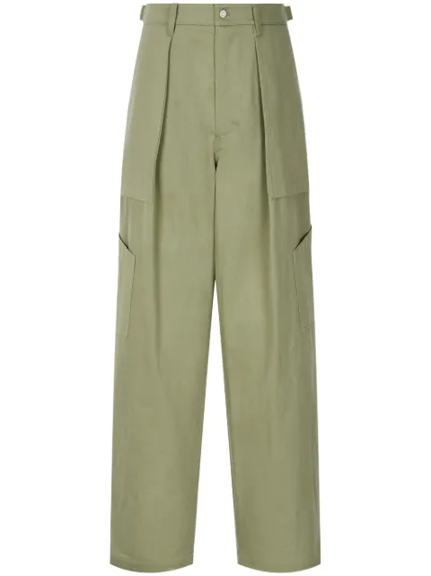 STUDIO TOMBOY pantalones tapered con detalles de pinzas
