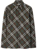 Burberry check-pattern shirt - Brown