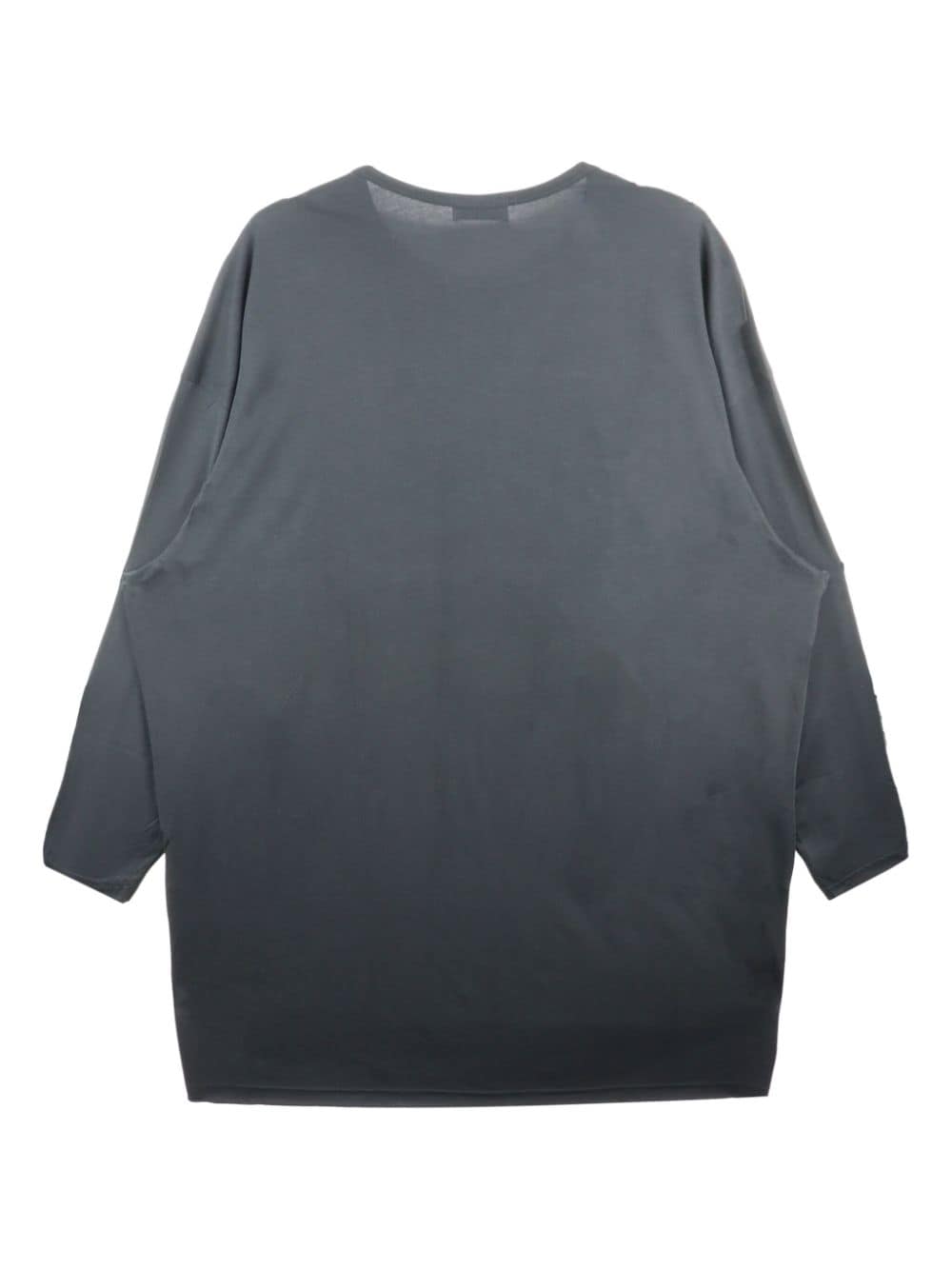 Yohji Yamamoto long-sleeve T-shirt - Zwart