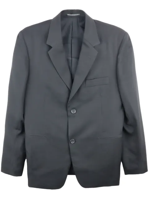 Yohji Yamamoto single-breasted wool blazer