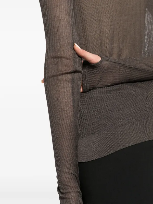 LEMAIRE Seamless Top | Brown | FARFETCH